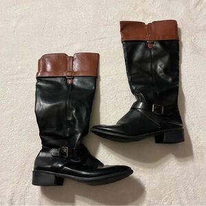 Black and Brown Women’s Boots Size 8